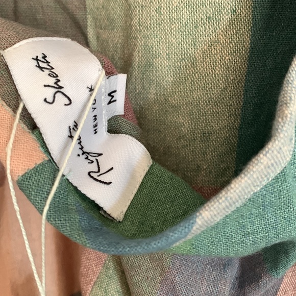 Rujuta Sheth medium dress plaid pink blue - Picture 4 of 9